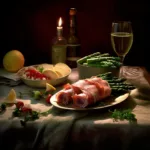 Špargla umotana u pršutu s parmezanom
