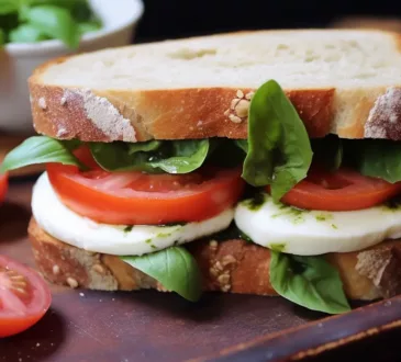 caprese sendvič