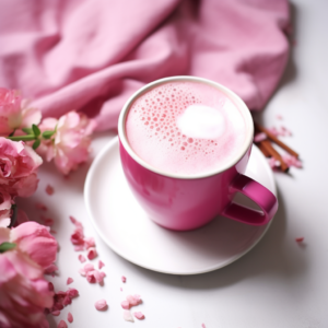 roze obojena kafa